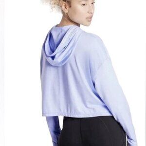 Athleta Uptempo Cropped Hoodie | Size M | Periwinkle Blue | Athleisure